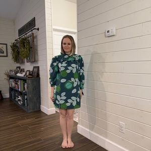 Olivia James the Label Emma Leaf Print Dress